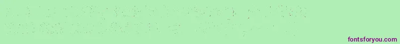 Graffiti5c Font – Purple Fonts on Green Background