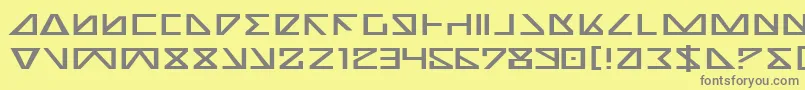 More about NickTurboExpanded Font NickTurboExpanded Font – Gray Fonts on Yellow Background