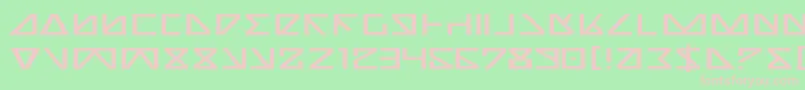 NickTurboExpanded Font – Pink Fonts on Green Background
