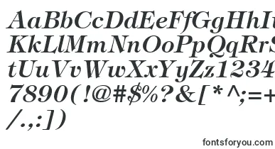 SophisticateSsiSemiBoldItalic font – big Fonts