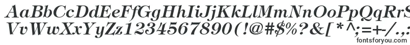 SophisticateSsiSemiBoldItalic-fontti – erittäin leveät fontit