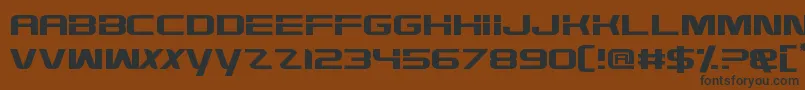 HighDef Font – Black Fonts on Brown Background