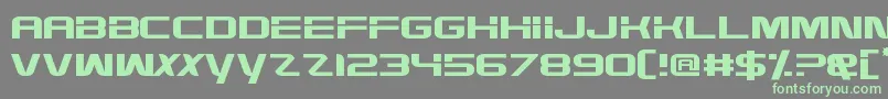 HighDef Font – Green Fonts on Gray Background