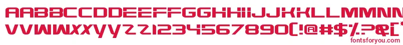 Шрифт HighDef – красные шрифты на белом фоне