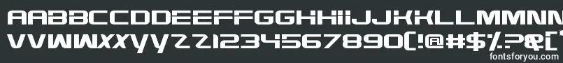 HighDef-fontti – valkoiset fontit mustalla taustalla