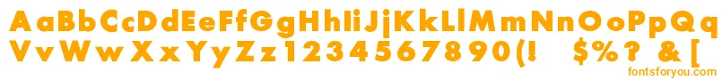 Więcej informacji o czcionce Belmar Czcionka Belmar – pomarańczowe czcionki