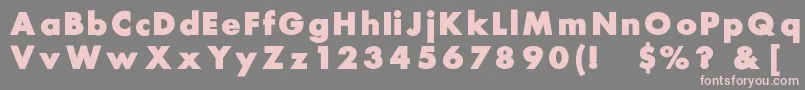 Belmar Font – Pink Fonts on Gray Background