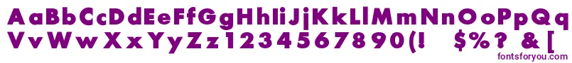 Belmar Font – Purple Fonts on White Background