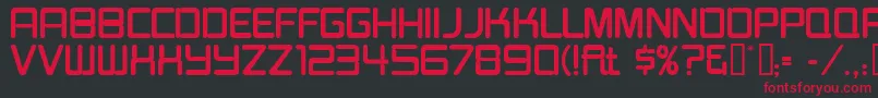 Burgerjointneon Font – Red Fonts on Black Background