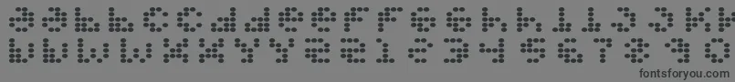 Шрифт Propellerfuel – чёрные шрифты на сером фоне