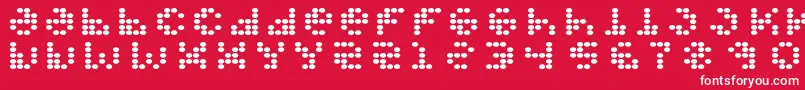 Propellerfuel Font – White Fonts on Red Background