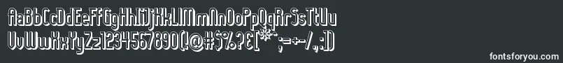 LadyIce3D Font – White Fonts on Black Background