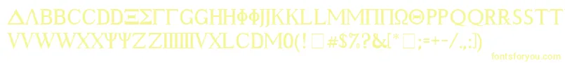 AncientGeek Font – Yellow Fonts