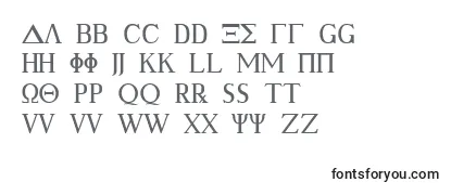Обзор шрифта AncientGeek