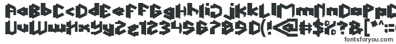 Шрифт ThisIsTrueBold – широкие шрифты