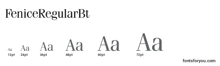 FeniceRegularBt Font Sizes