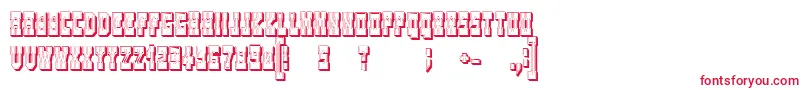 WesterngamesOutlineRegular Font – Red Fonts on White Background