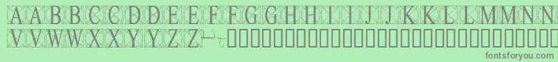 Leonardolevi Font – Gray Fonts on Green Background