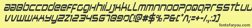 Stareaglecondital Font – Black Fonts on Yellow Background