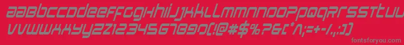 Stareaglecondital Font – Gray Fonts on Red Background