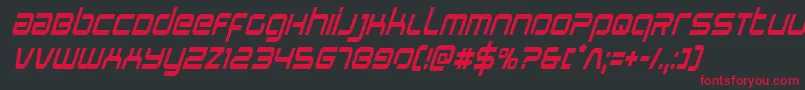 Stareaglecondital Font – Red Fonts on Black Background