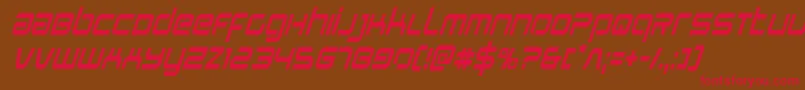 Stareaglecondital Font – Red Fonts on Brown Background