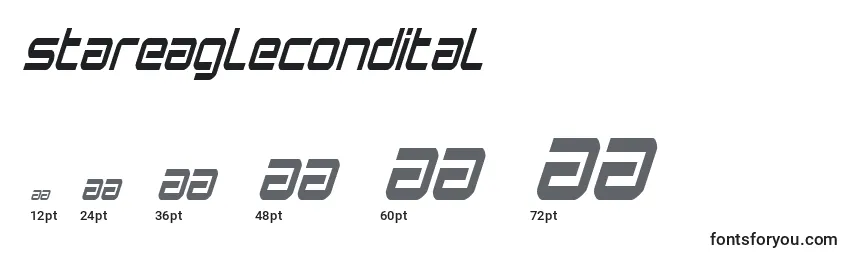 Stareaglecondital Font Sizes