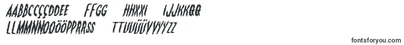 Monsteramaital-Schriftart – aserbaidschanische Schriften
