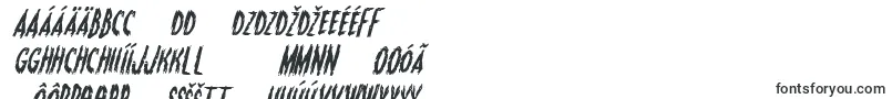 Monsteramaital-Schriftart – slowakische Schriften