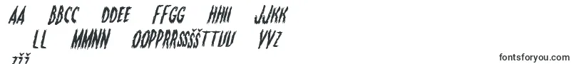 Monsteramaital-Schriftart – lettische Schriften