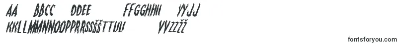 Monsteramaital-Schriftart – litauische Schriften