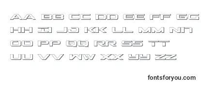 Outrider3D Font