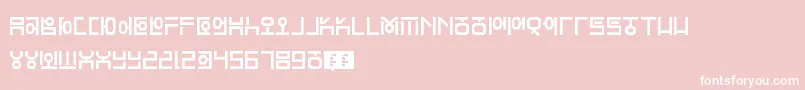 HangeulLookslike Font – White Fonts on Pink Background