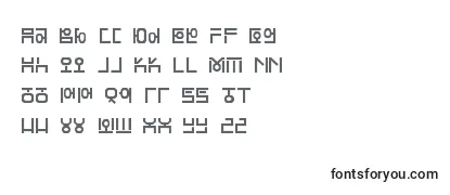 Обзор шрифта HangeulLookslike