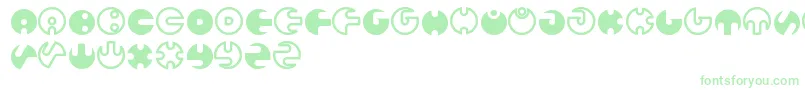 Million-Schriftart – Grüne Schriften