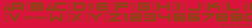 En savoir plus sur la police Nuscm Police Nuscm – polices brunes sur fond rouge