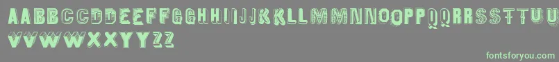 Oldiesbutgoodies Font – Green Fonts on Gray Background