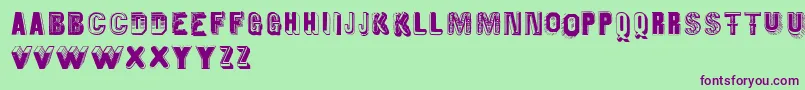 Oldiesbutgoodies Font – Purple Fonts on Green Background