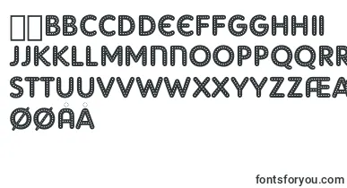 AdamGorryLights font – danish Fonts