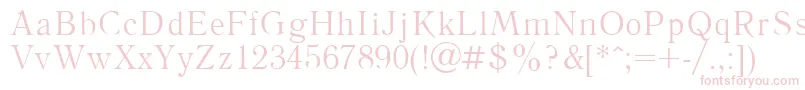 LiteraturnayaPlain.001.001 Font – Pink Fonts on White Background
