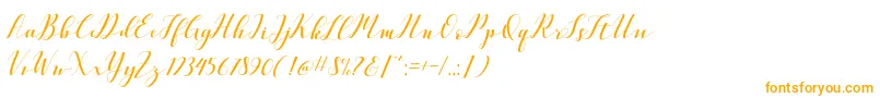 Weitere Informationen zur VellesaScriptDemo-Schriftart VellesaScriptDemo-Schriftart – Orangefarbene Schriften