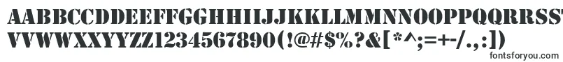 Шрифт Stencild – шрифты, начинающиеся на S