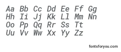 RobotomonoMediumitalic Font