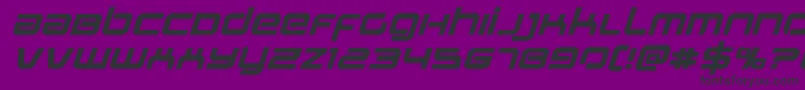 Stareagleexpandboldital Font – Black Fonts on Purple Background