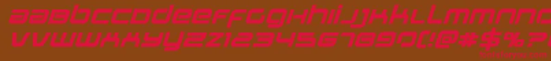 Stareagleexpandboldital Font – Red Fonts on Brown Background