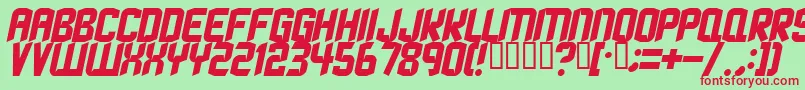 Strangephenomena ffy Font – Red Fonts on Green Background