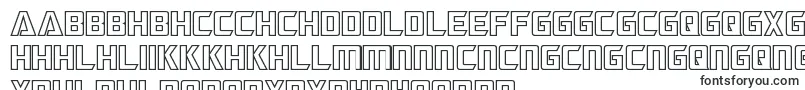 MegatronHollow Font – Zulu Fonts