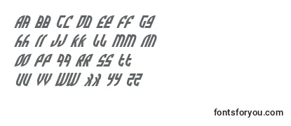 ZoneRiderItalic-fontti
