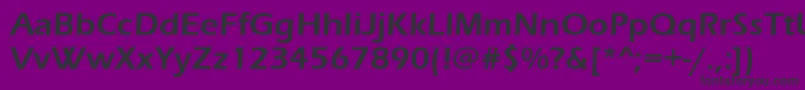 Erasdemi Font – Black Fonts on Purple Background