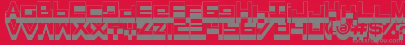 Подробнее о шрифте RaseGplOutline Шрифт RaseGplOutline – серые шрифты на красном фоне